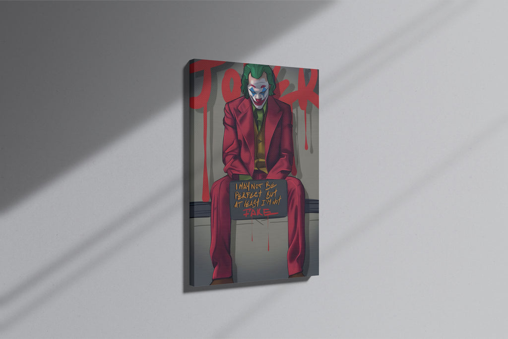 GeekCultcha DC Comics Joker Premium Canvas Print