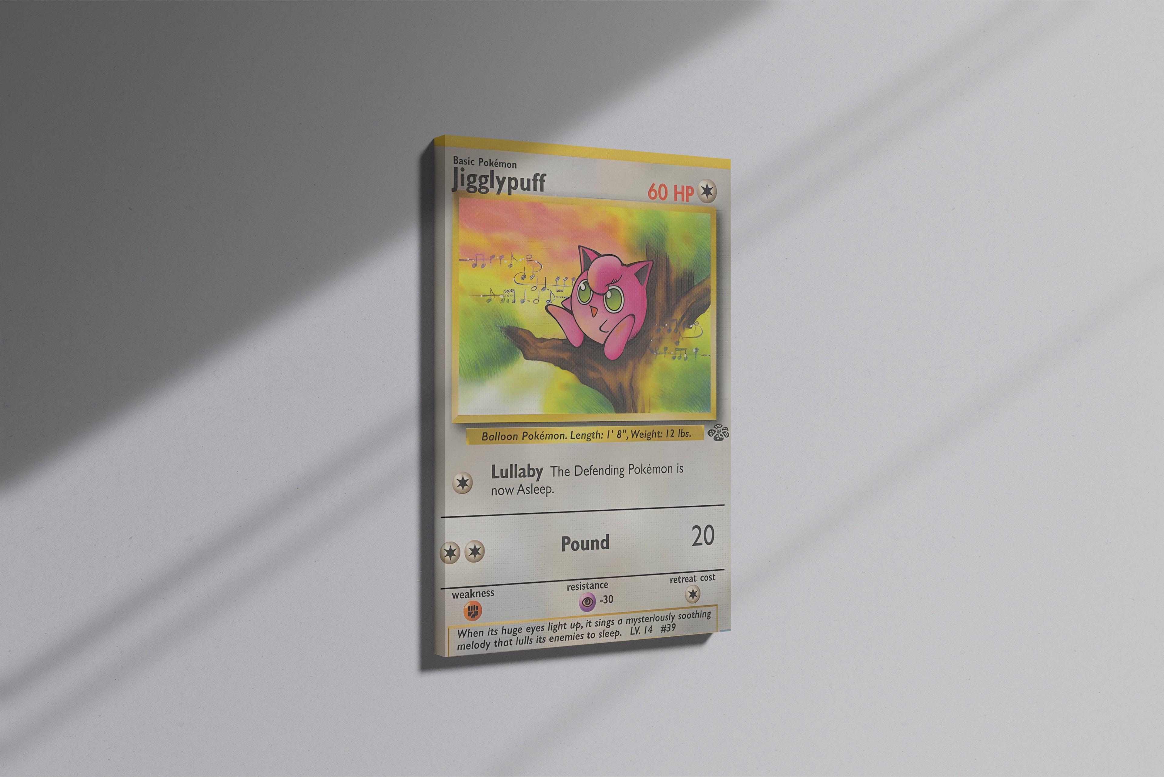 GeekCultcha Pokémon Jigglypuff Premium Canvas Print