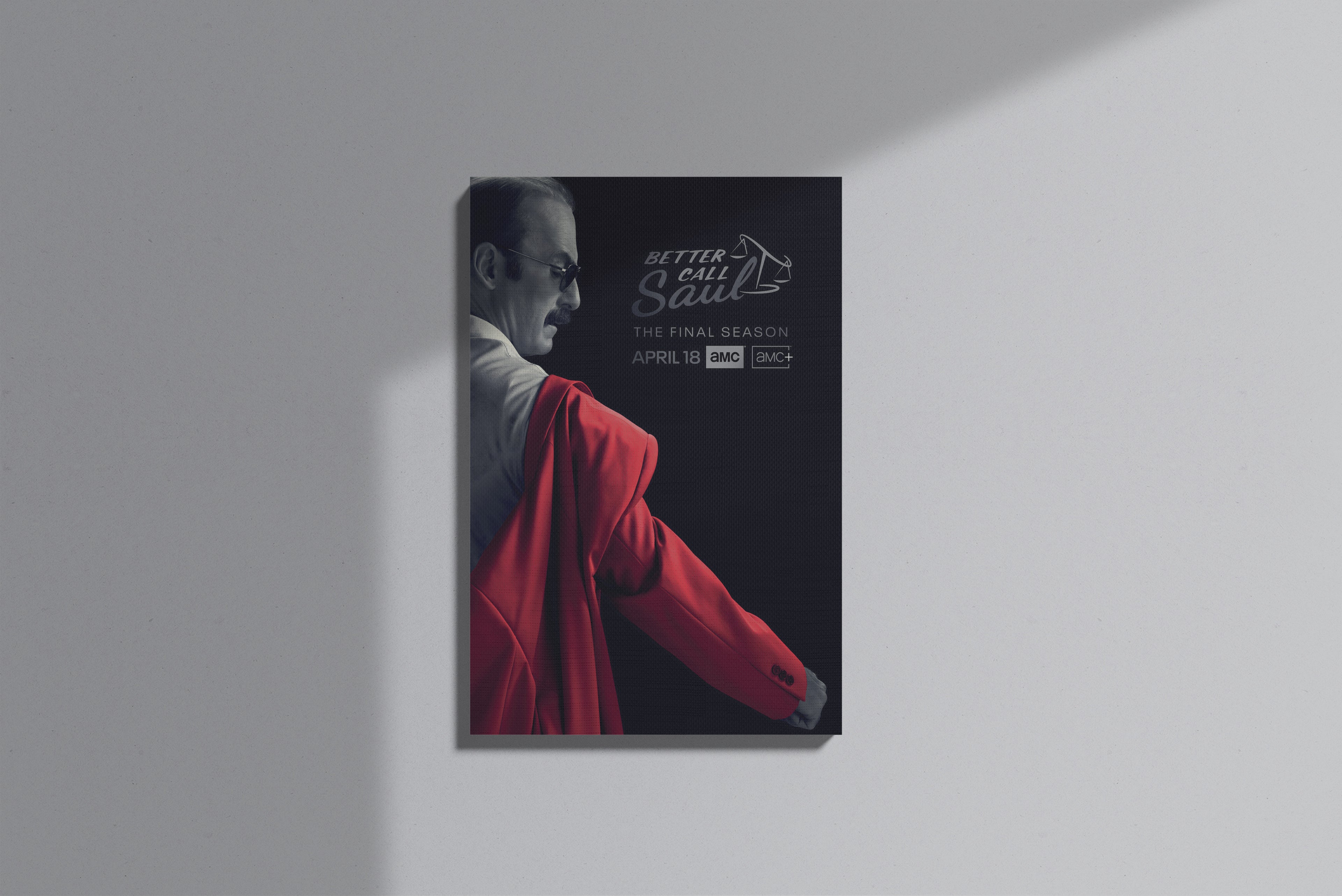 GeekCultcha Better Call Saul Last Season Premium Canvas Print