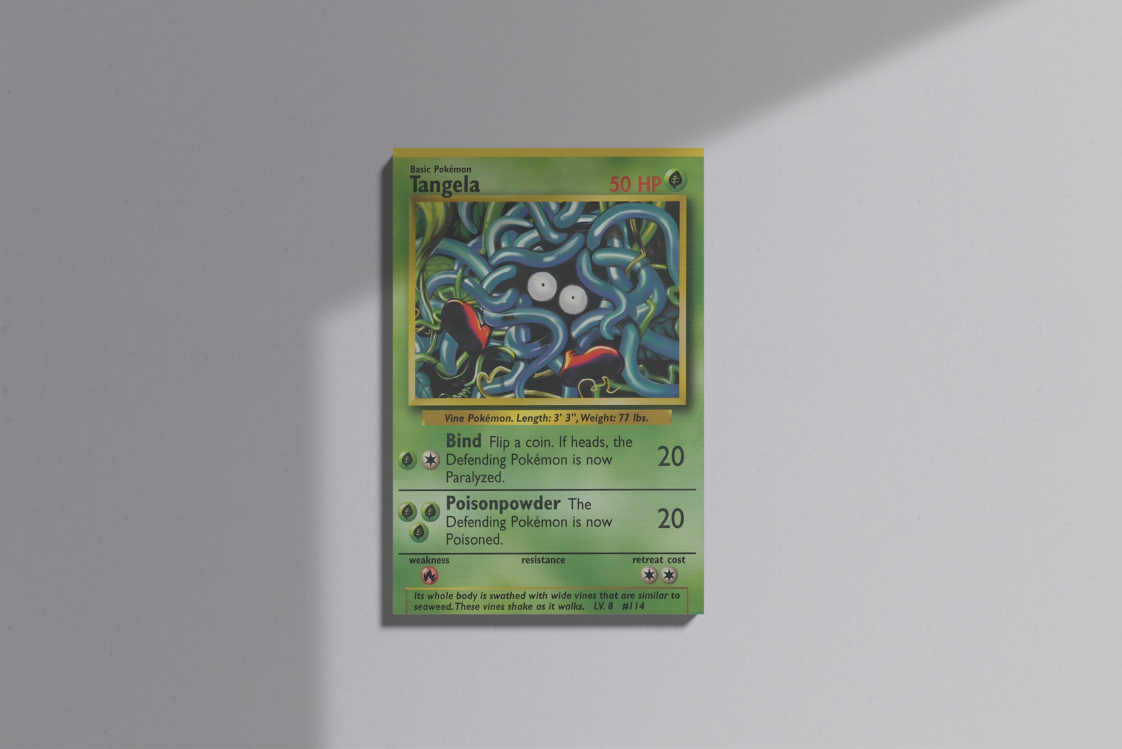 GeekCultcha Pokémon Tangela Premium Canvas Print