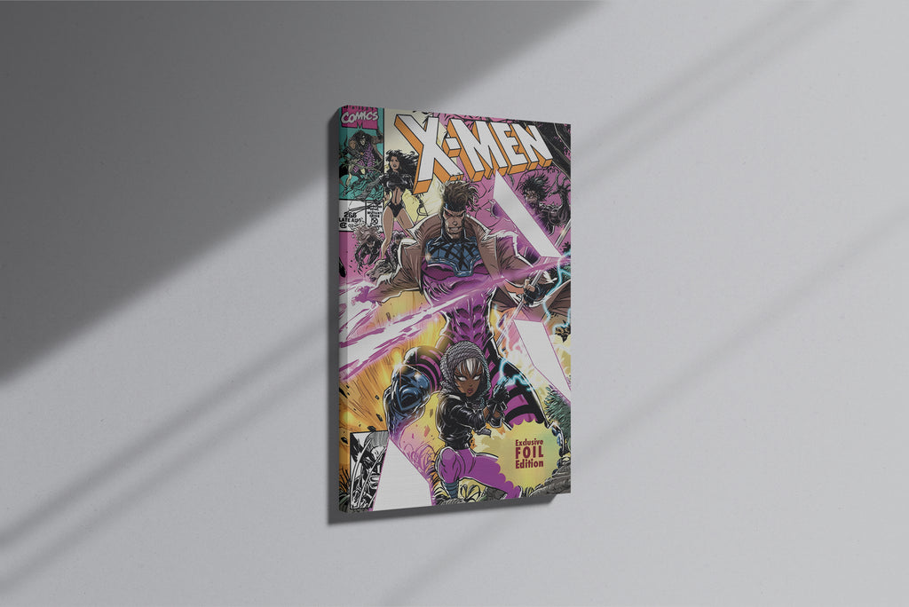 GeekCultcha Marvel X-Men Gambit and Storm Premium Canvas Print