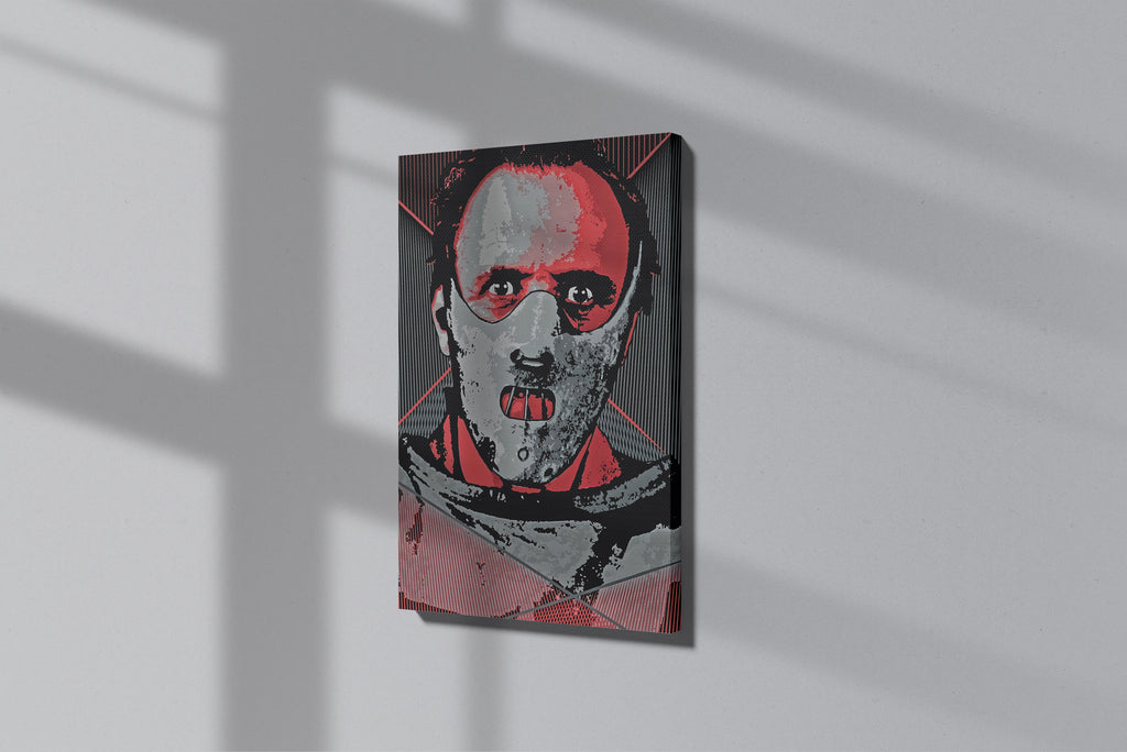 GeekCultcha Hannibal Lecter Themed Premium Canvas Print