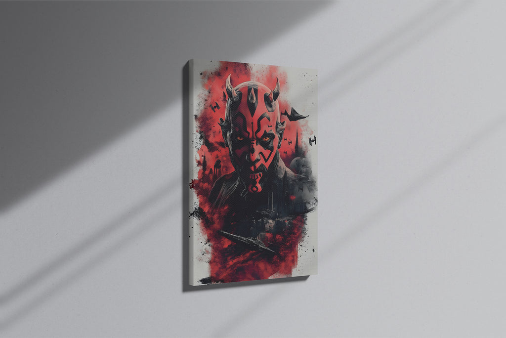 GeekCultcha Star Wars Darth Maul Premium Canvas Print