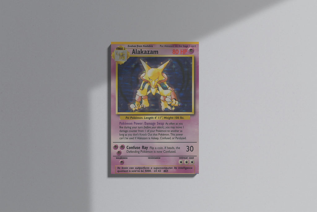 GeekCultcha Pokémon Alakazam Premium Canvas Print
