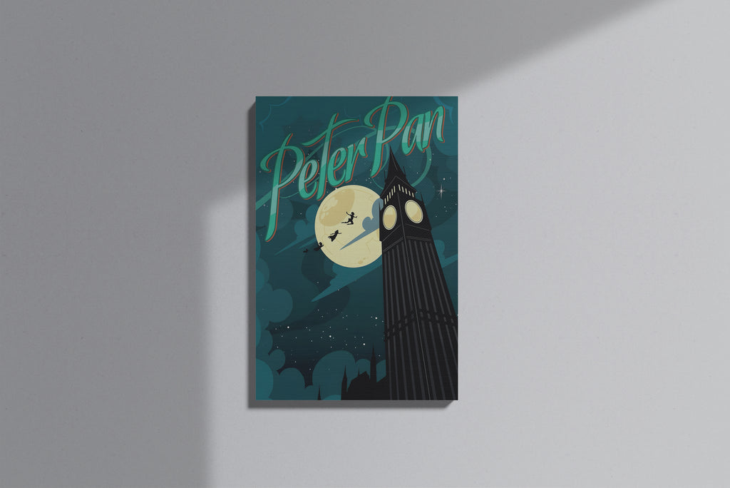 GeekCultcha Disney Peter Pan Premium Canvas Print