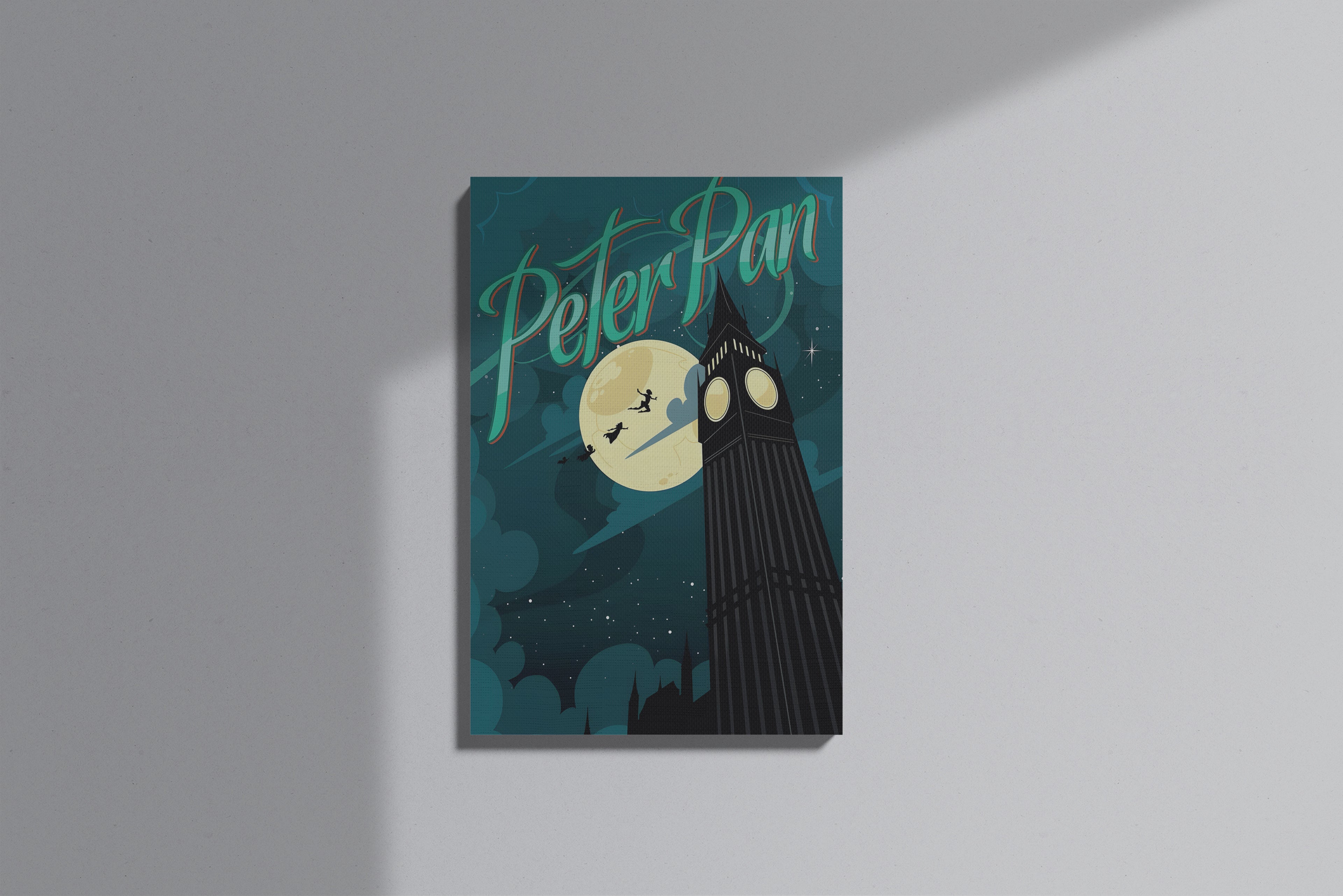 GeekCultcha Disney Peter Pan Premium Canvas Print
