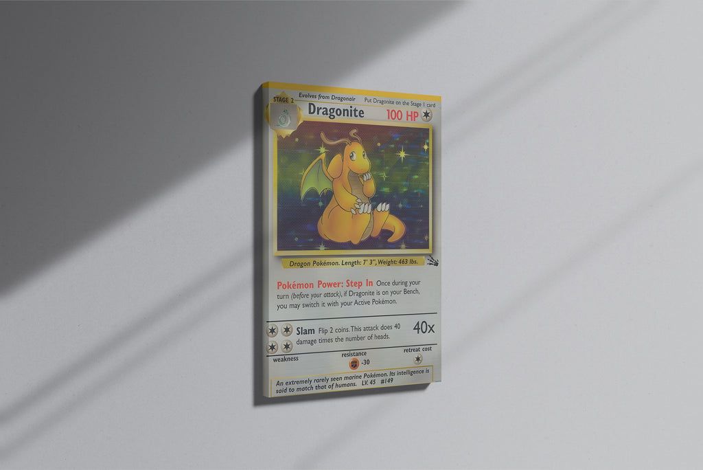 GeekCultcha Pokémon Dragonite Premium Canvas Print