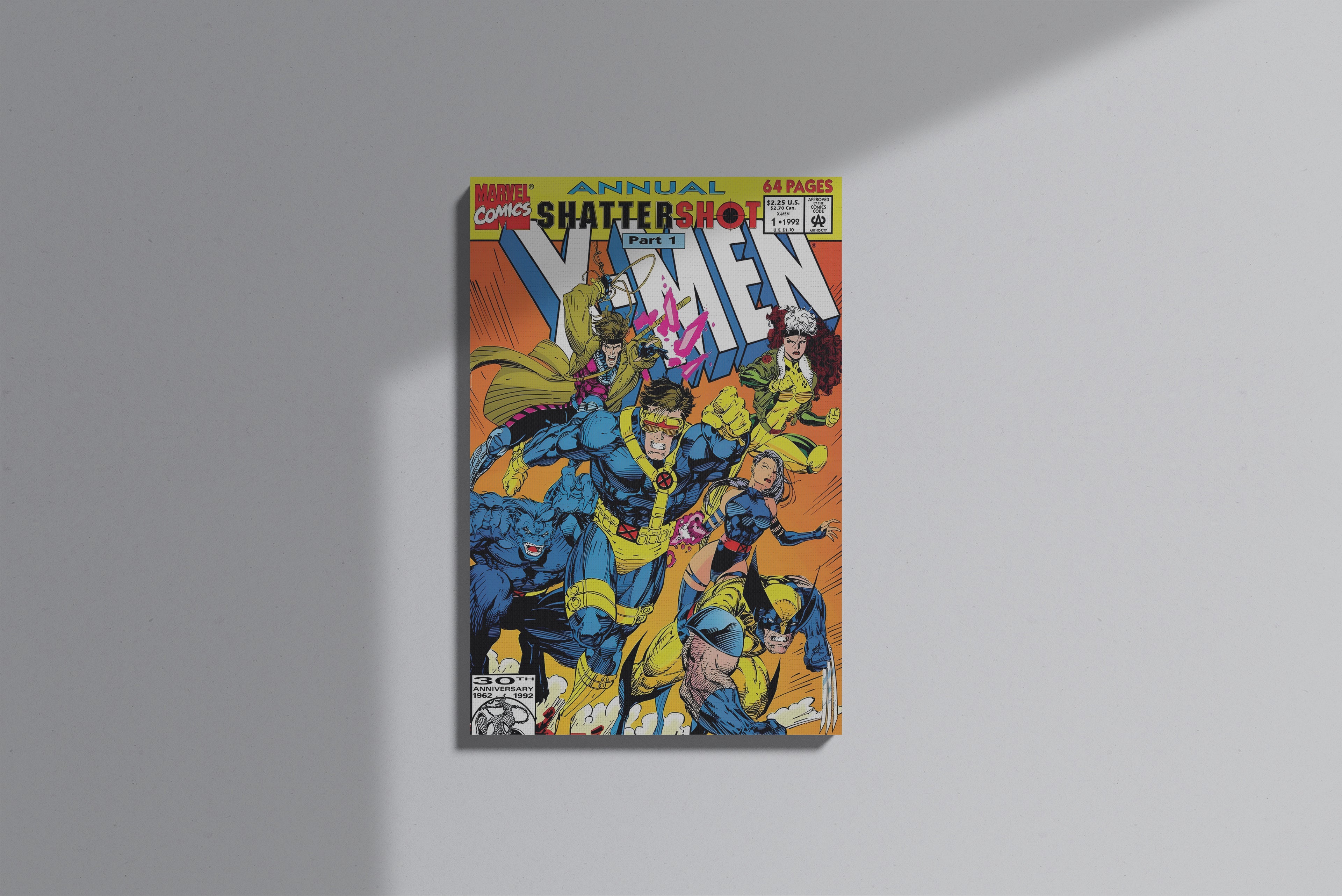 GeekCultcha Marvel X-Men Shattershot Premium Canvas Print