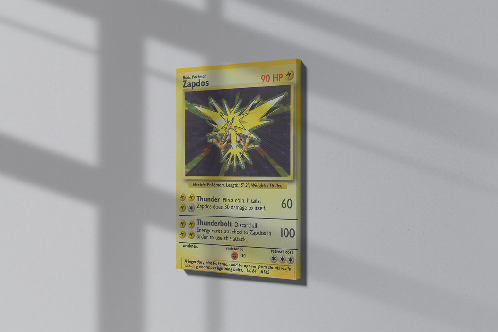 GeekCultcha Pokémon Zapdos Premium Canvas Print