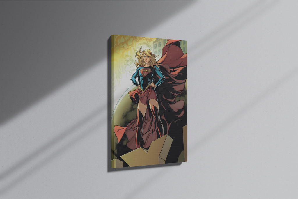 GeekCultcha DC Comics Supergirl Premium Canvas Print