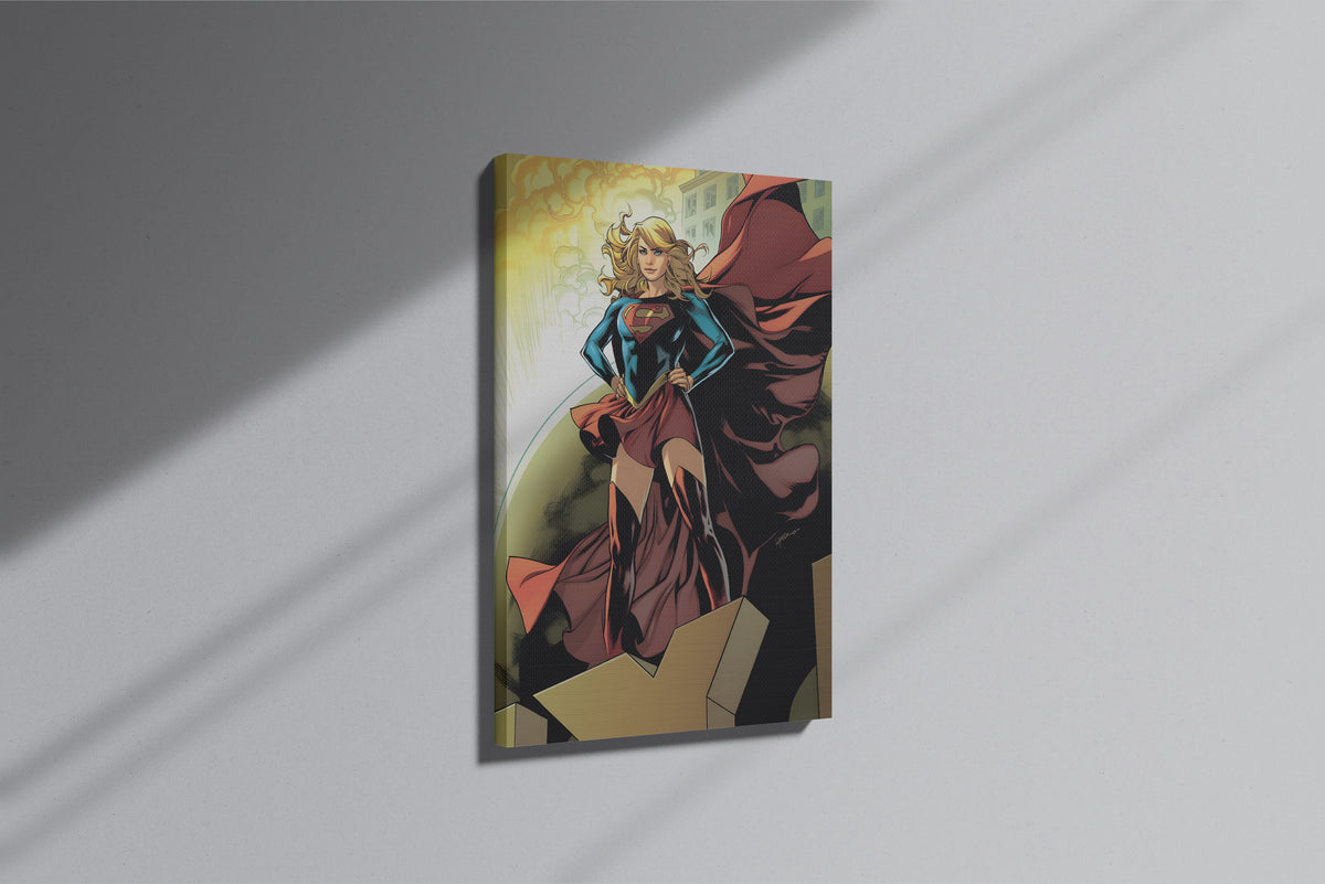 GeekCultcha DC Comics Supergirl Premium Canvas Print