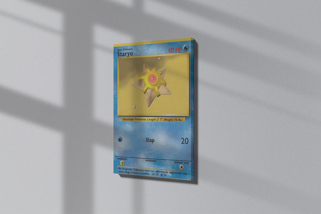 GeekCultcha Pokémon Staryu Premium Canvas Print