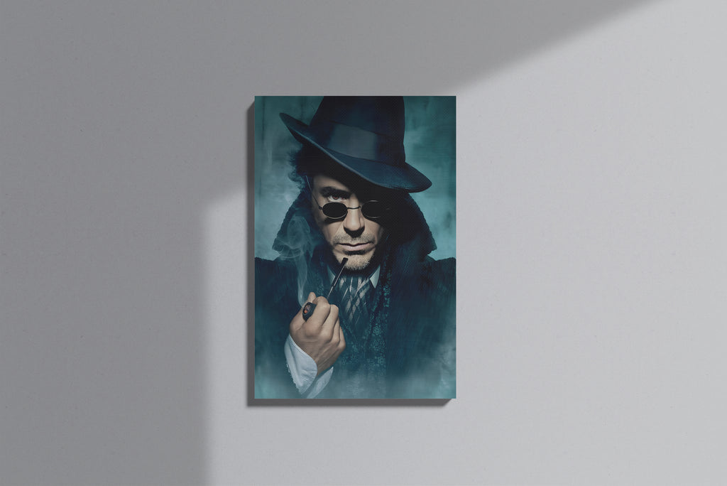 GeekCultcha Sherlock Holmes Character Themed Premium Canvas Print