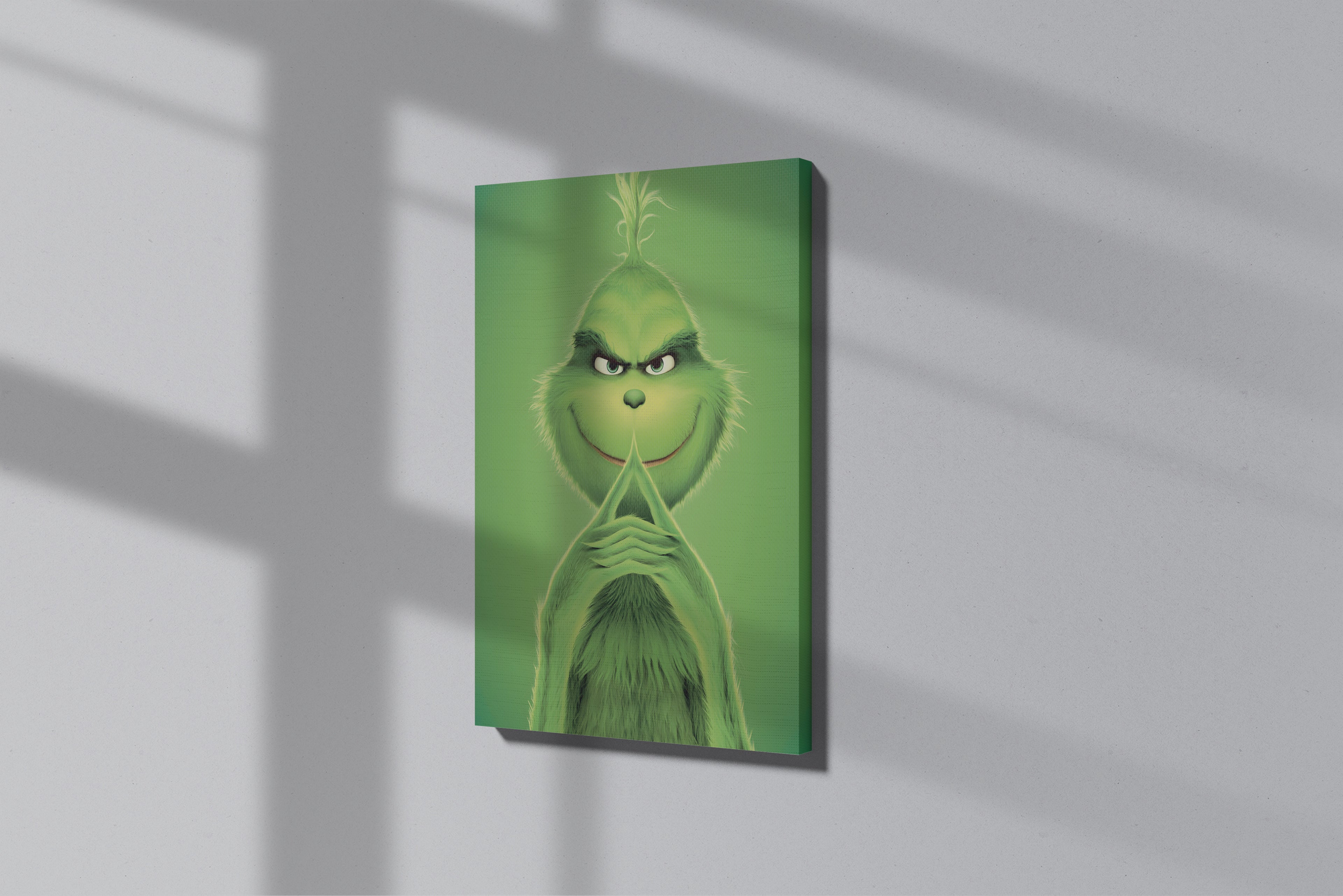 GeekCultcha Dr. Seuss The Grinch Premium Canvas Print