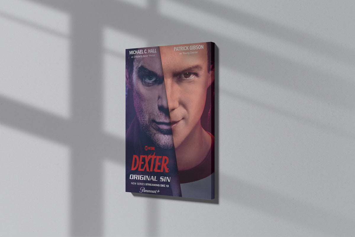 GeekCultcha Dexter Original Sin Premium Canvas Print