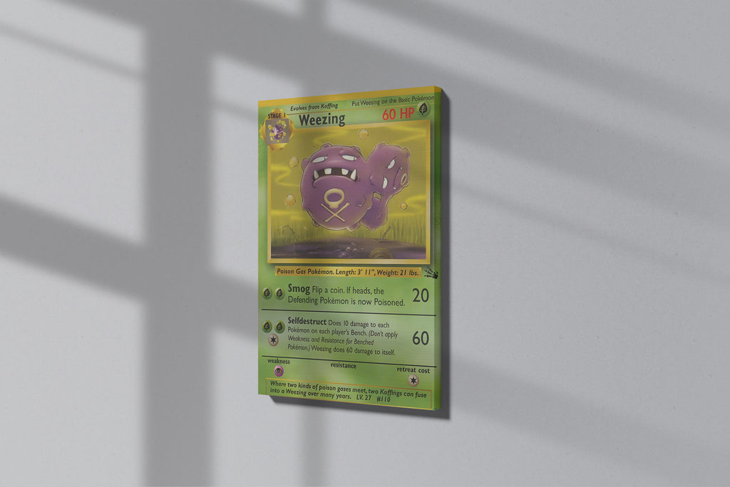 GeekCultcha Pokémon Weezing Premium Canvas Print