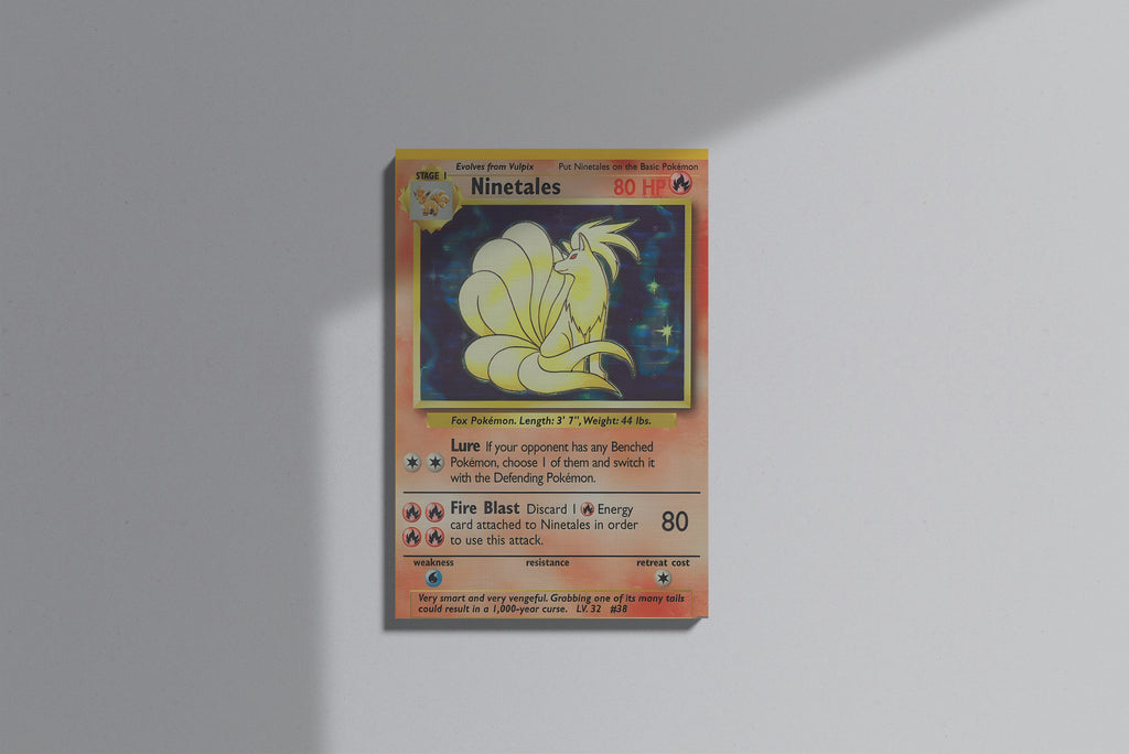 GeekCultcha Pokémon Ninetales Premium Canvas Print