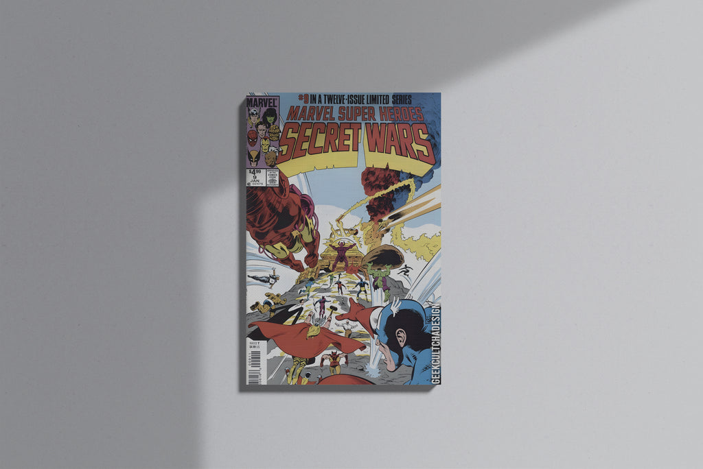 GeekCultcha Marvel Secret Wars Premium Canvas Print