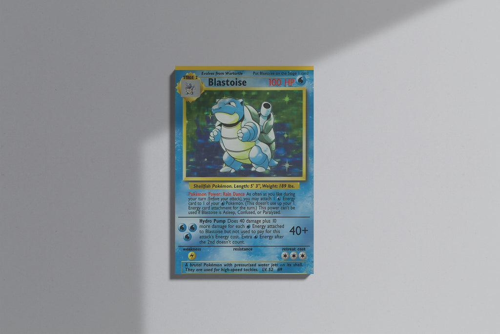 GeekCultcha Pokémon Blastoise Premium Canvas Print