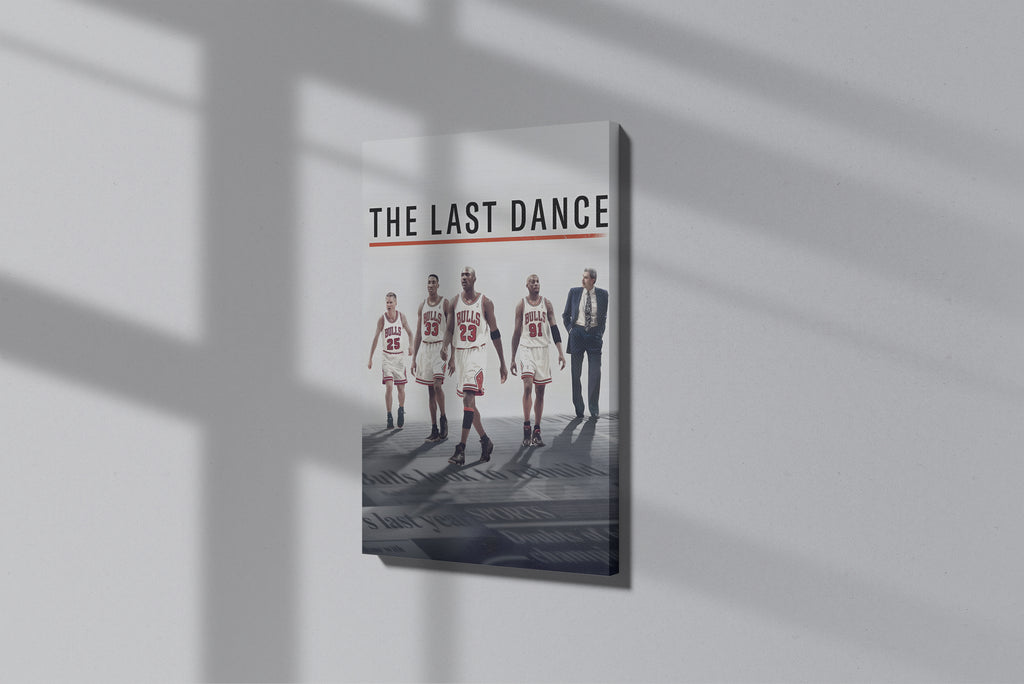 GeekCultcha The Last Dance Chicago Bulls Premium Canvas Print