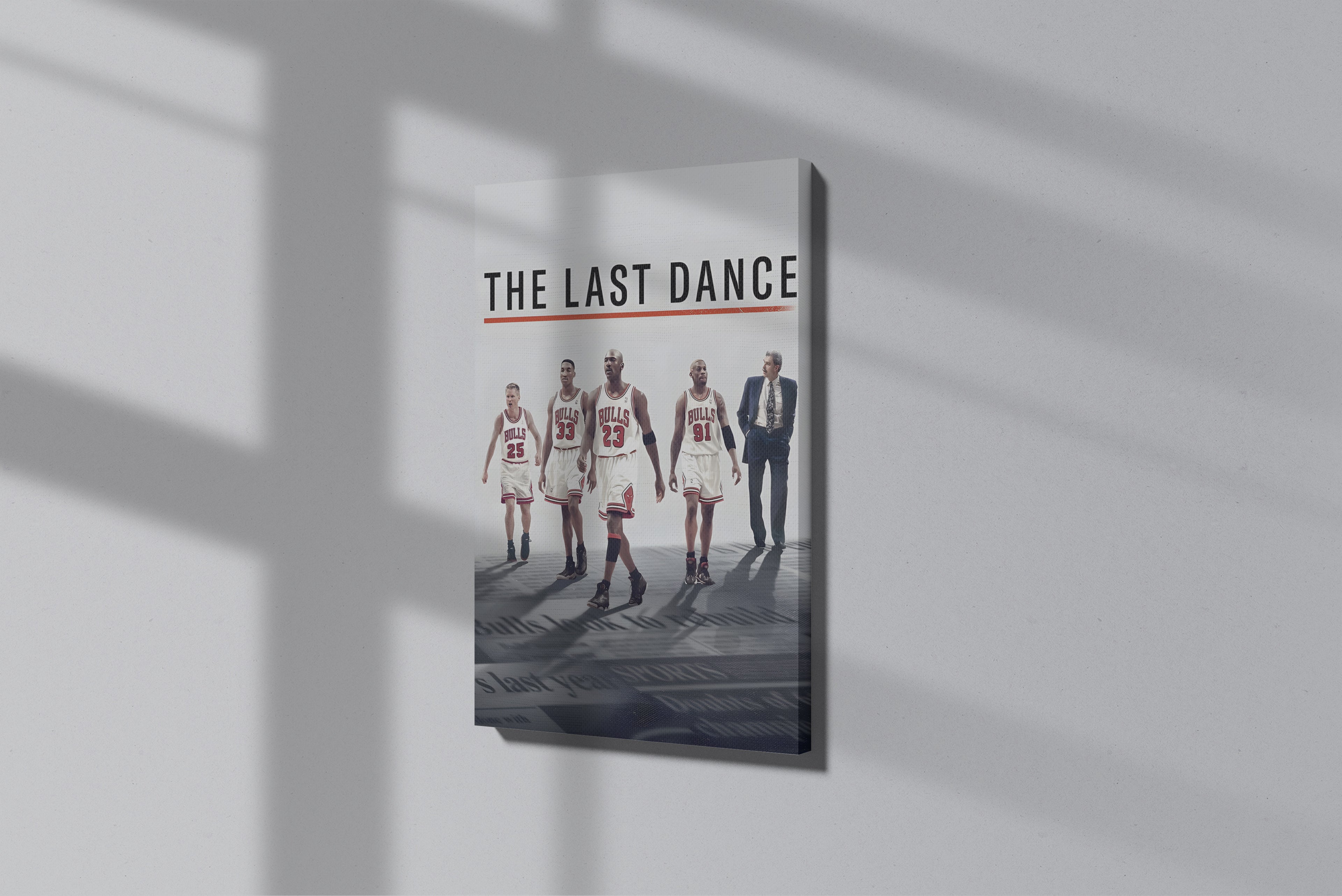 GeekCultcha The Last Dance Chicago Bulls Premium Canvas Print