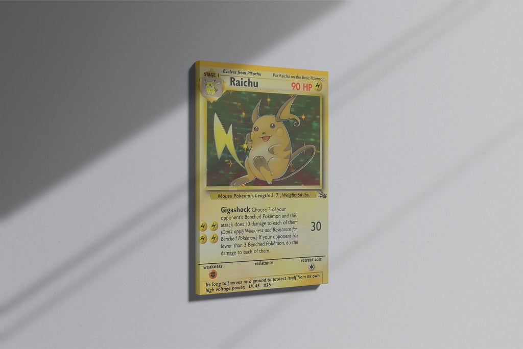 GeekCultcha Pokémon Raichu Premium Canvas Print