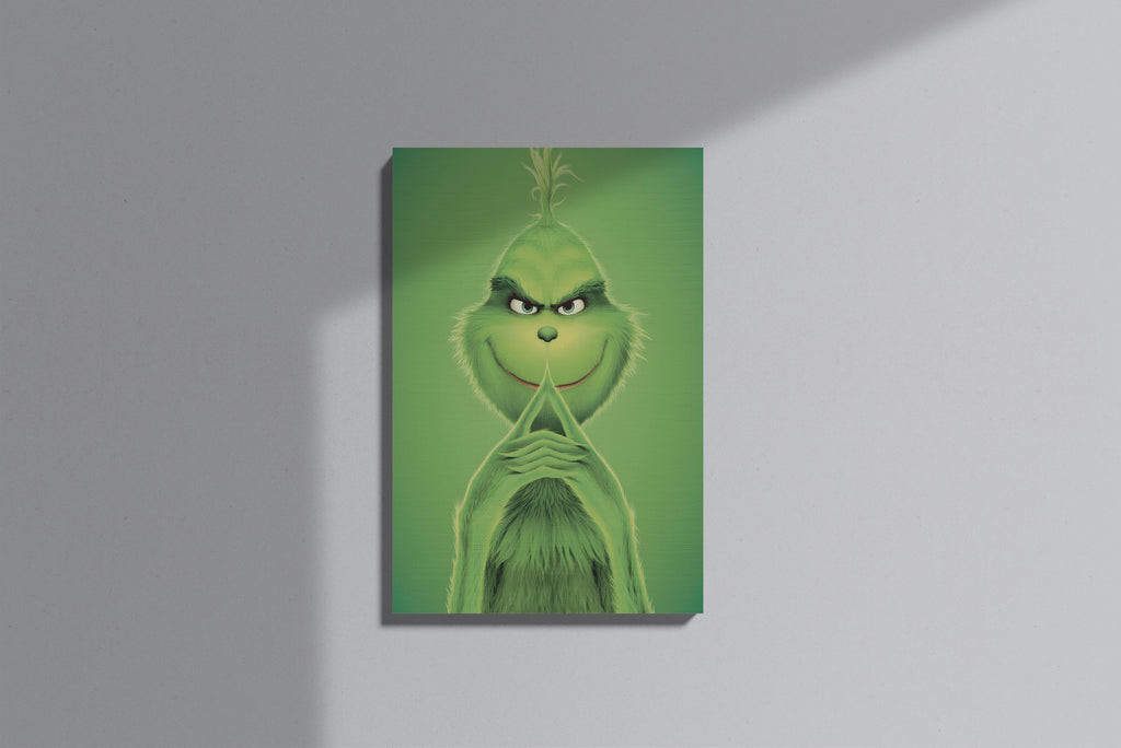 GeekCultcha Dr. Seuss The Grinch Premium Canvas Print