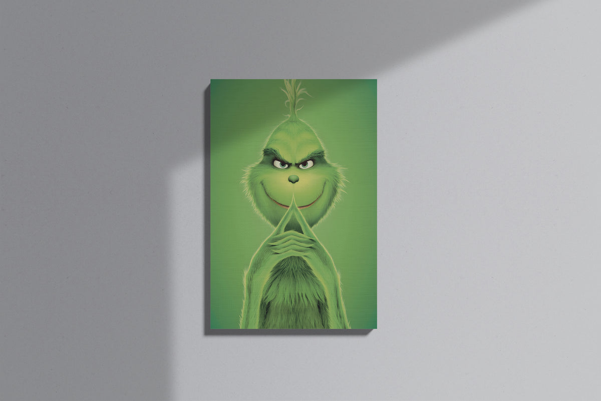GeekCultcha Dr. Seuss The Grinch Premium Canvas Print