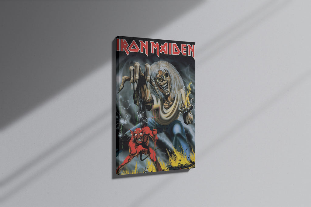 GeekCultcha Iron Maiden Eddie Premium Canvas Print