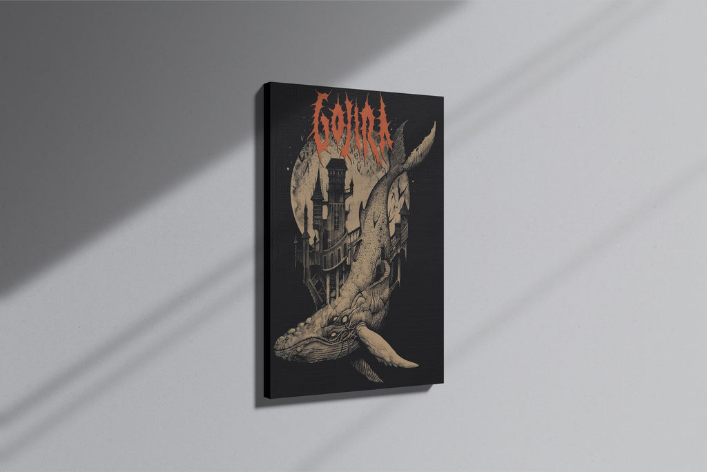 GeekCultcha Gojira Art Design Premium Canvas Painting