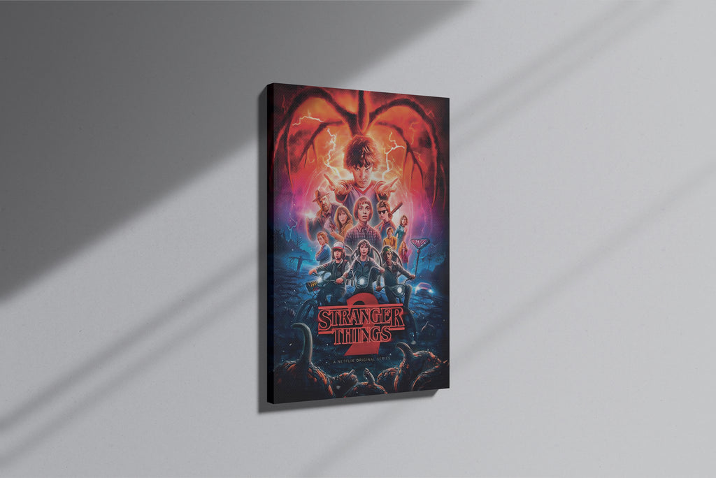 GeekCultcha Stranger Things 2 Premium Canvas Print