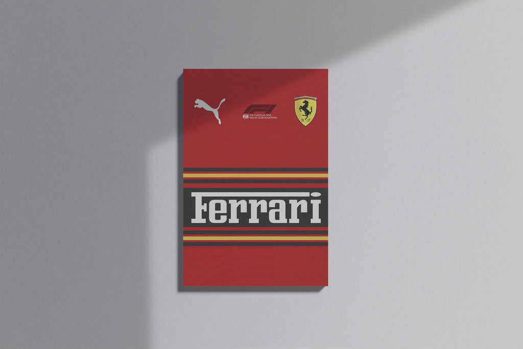 GeekCultcha Ferrari F1 Premium Canvas Painting Modern Design