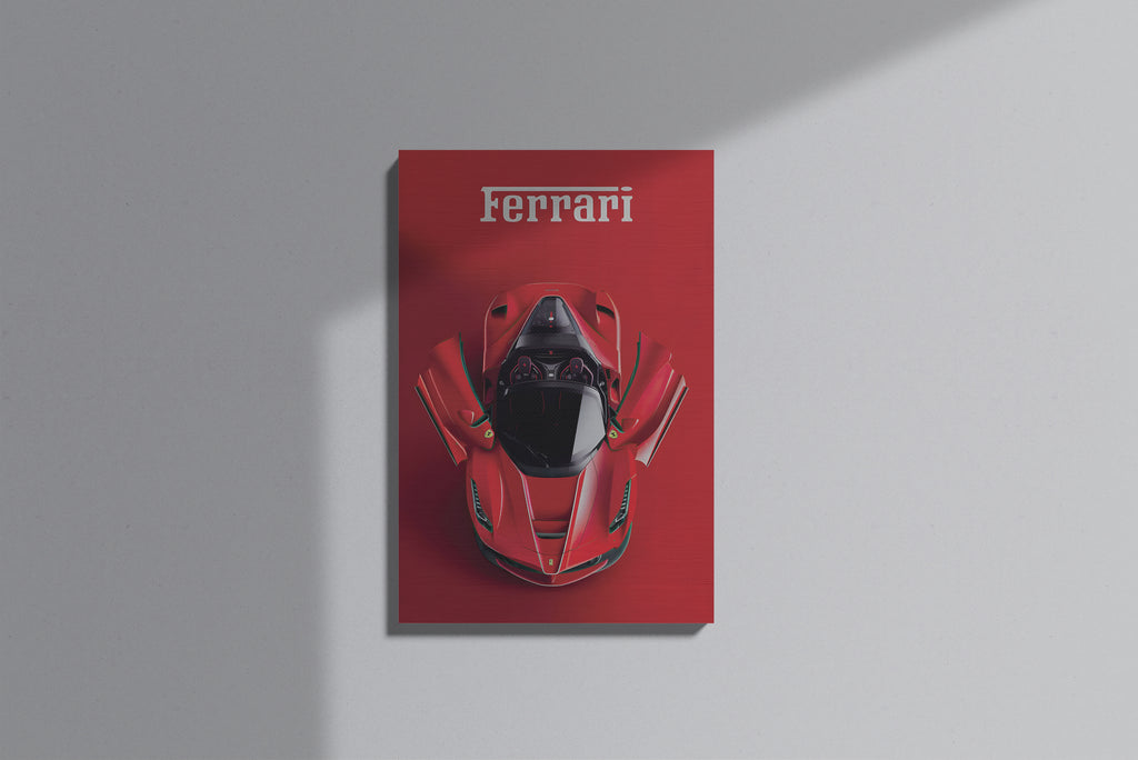 GeekCultcha Ferrari Sports Car Premium Canvas Print