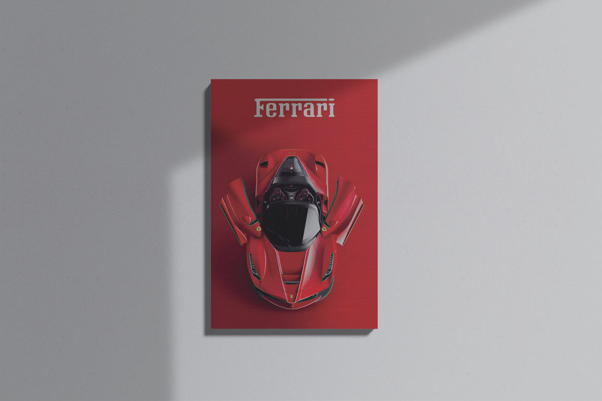GeekCultcha Ferrari Sports Car Premium Canvas Print