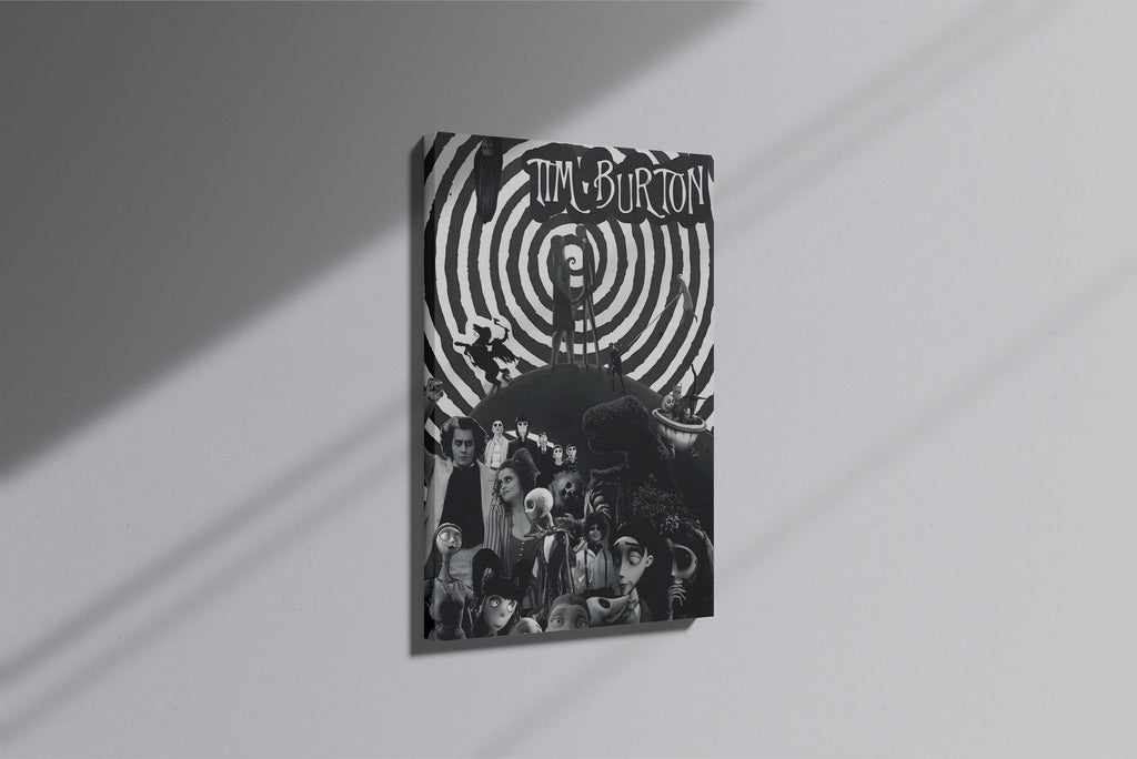 GeekCultcha Tim Burton Collection Canvas Print