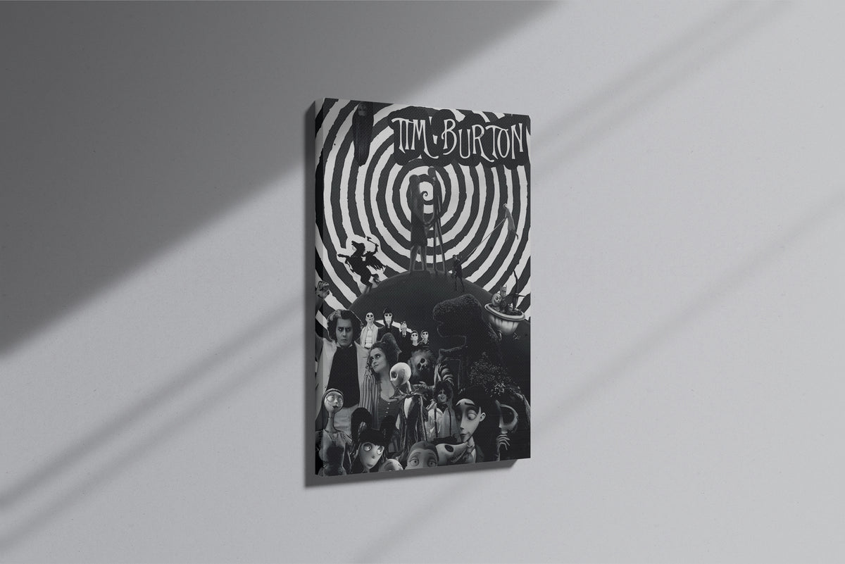 GeekCultcha Tim Burton Collection Canvas Print