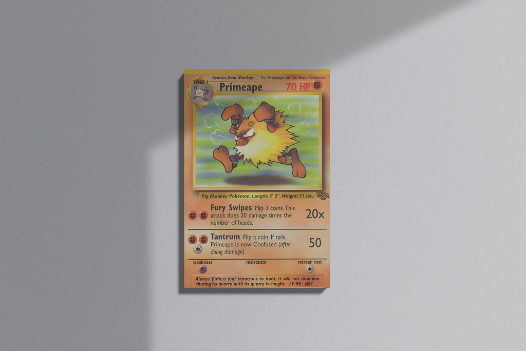 GeekCultcha Pokémon Primeape Premium Canvas Print
