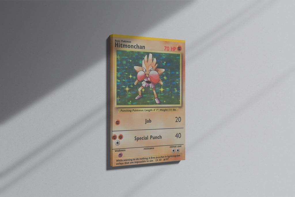 GeekCultcha Pokémon Hitmonchan Premium Canvas Print