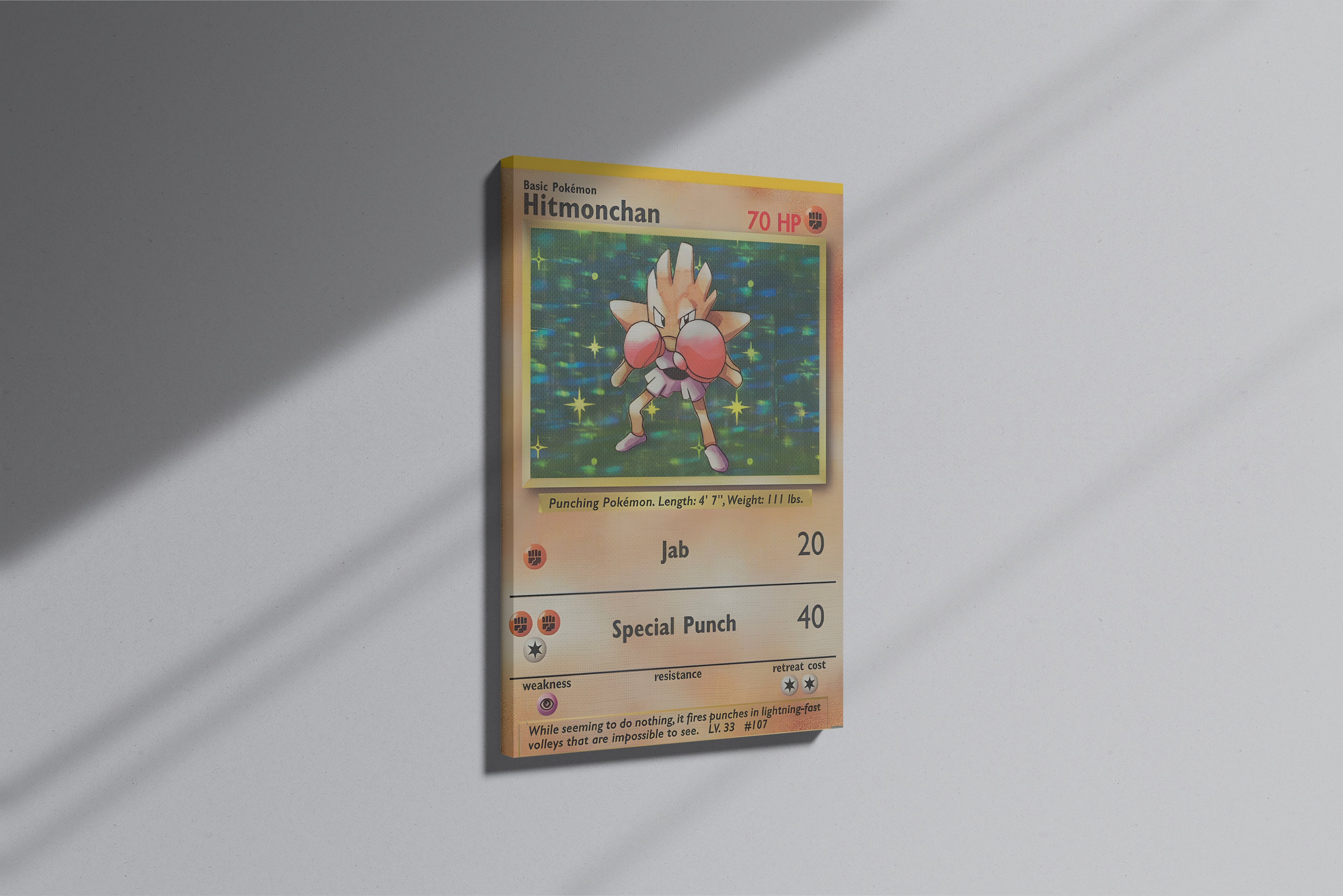 GeekCultcha Pokémon Hitmonchan Premium Canvas Print