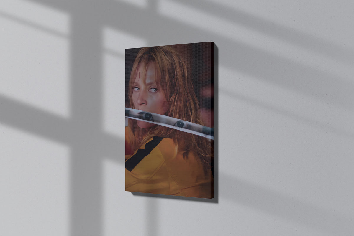 GeekCultcha Kill Bill Beatrix Kiddo Premium Canvas Print