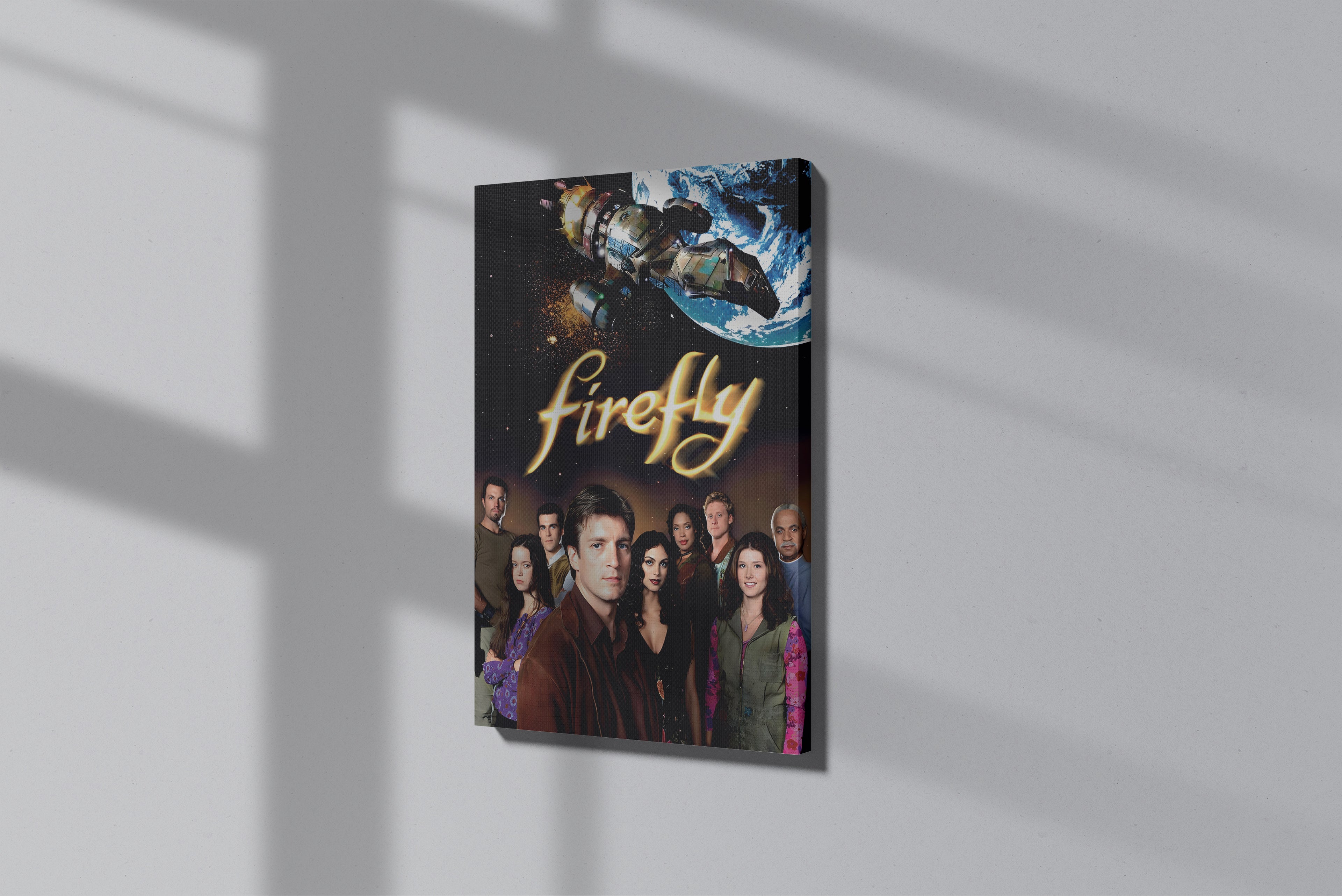 GeekCultcha Firefly Series Canvas Painting Space Theme