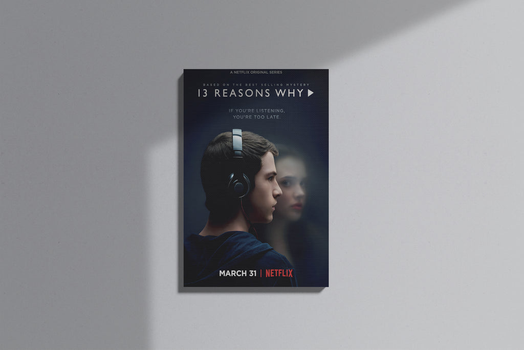 GeekCultcha 13 Reasons Why Series Premium Canvas Painting