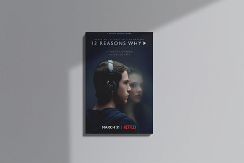 GeekCultcha 13 Reasons Why Series Premium Canvas Painting