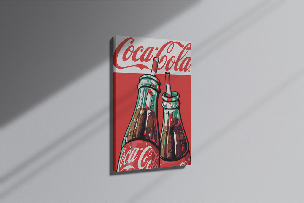 GeekCultcha Coca-Cola Themed Premium Canvas Painting