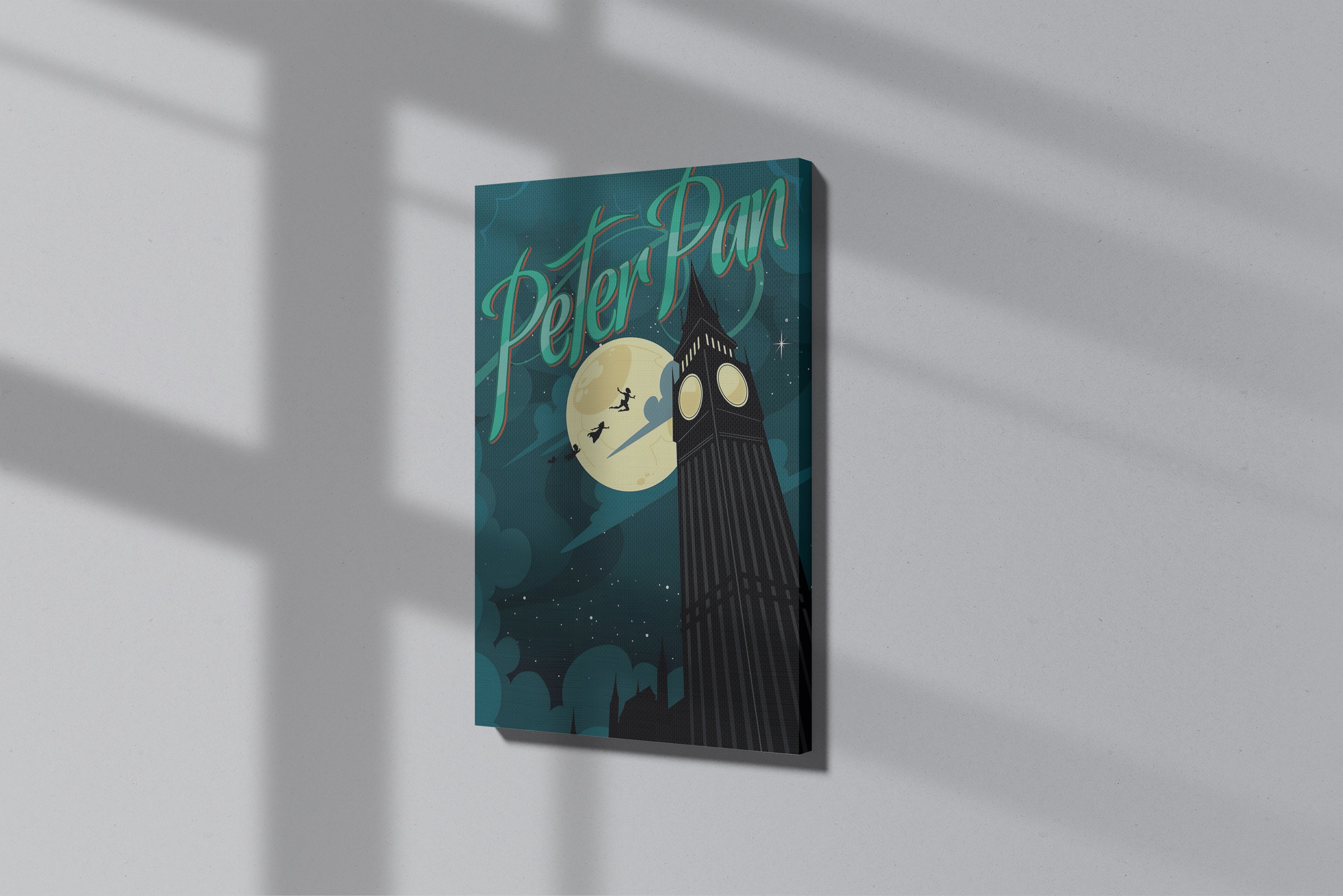 GeekCultcha Disney Peter Pan Premium Canvas Print