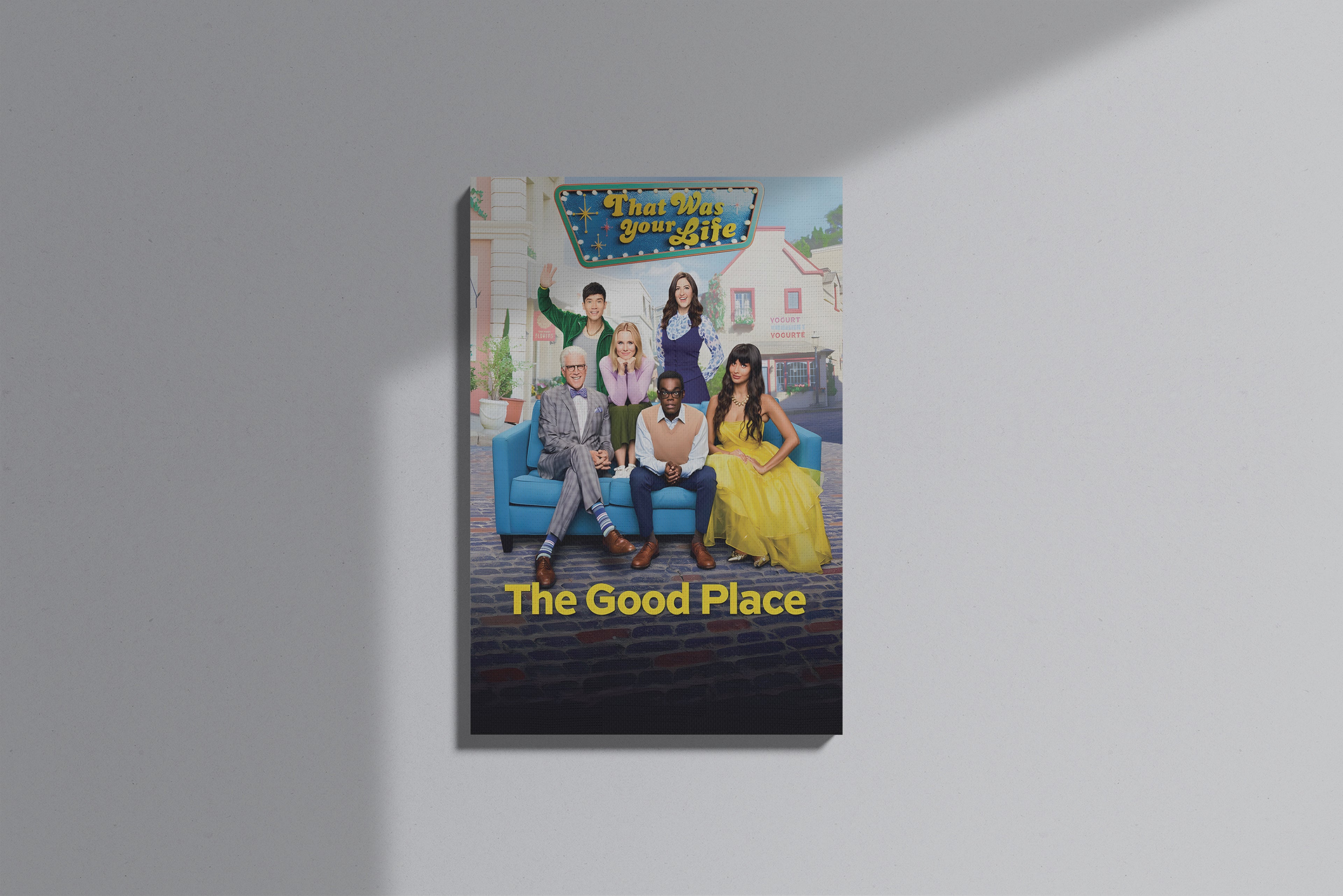 GeekCultcha The Good Place Character Poster Premium Canvas Print