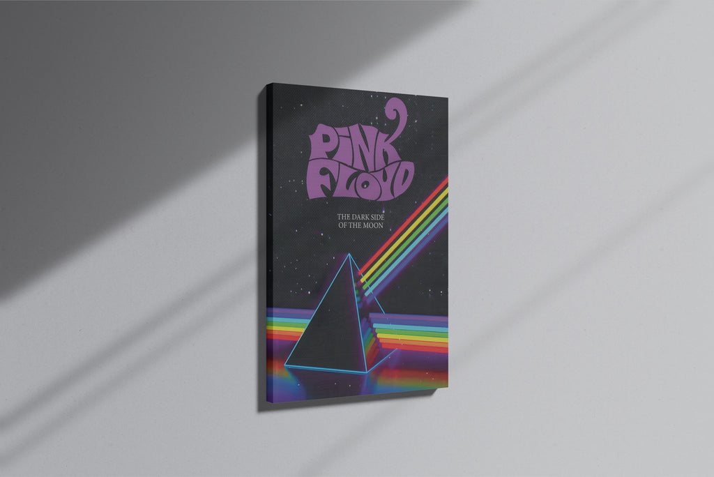 GeekCultcha Pink Floyd The Dark Side of the Moon Premium Canvas Print
