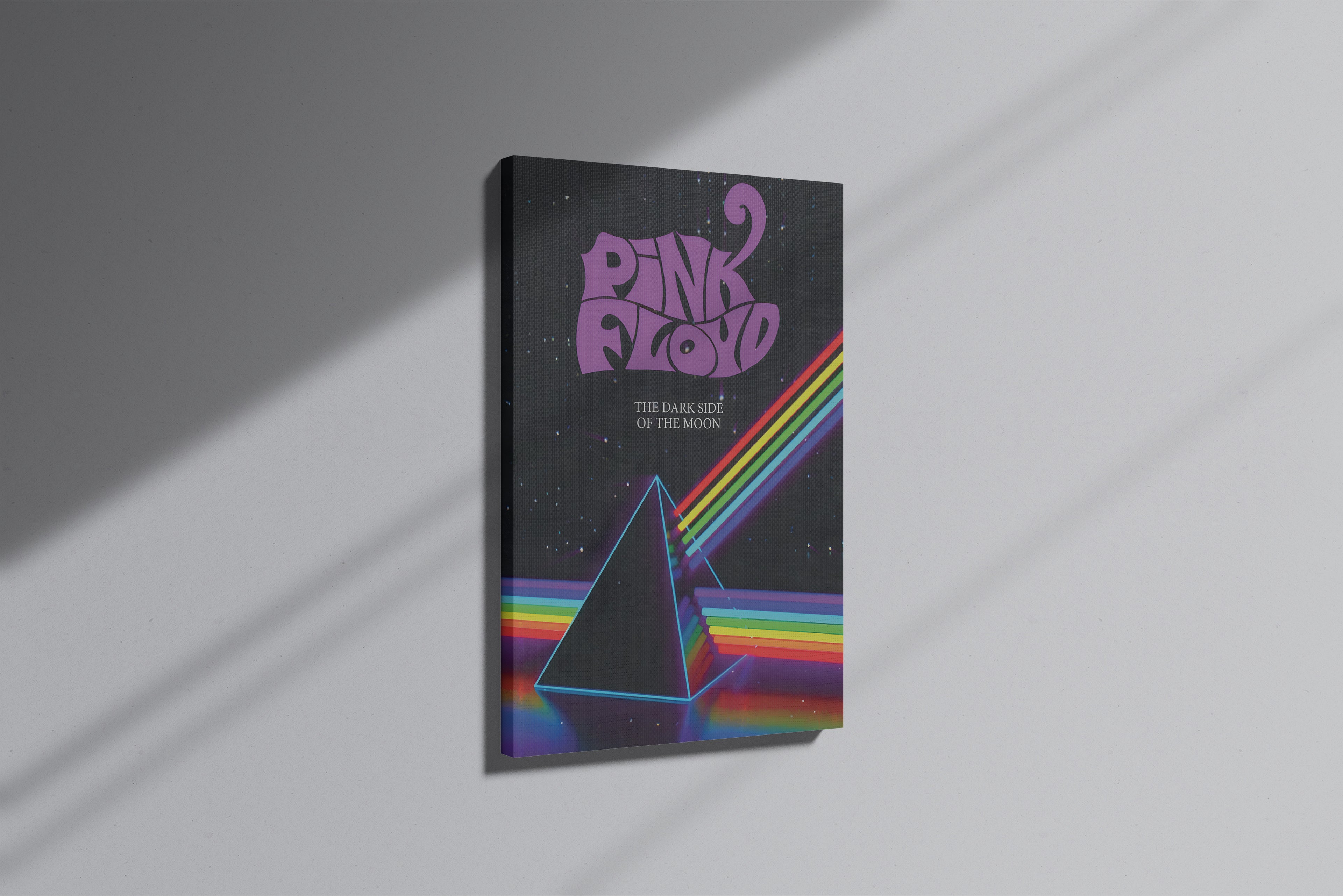 GeekCultcha Pink Floyd The Dark Side of the Moon Premium Canvas Print