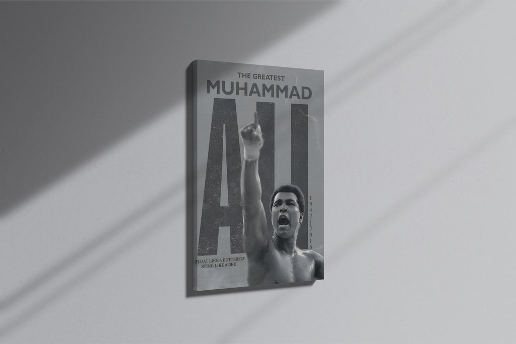 GeekCultcha Muhammad Ali The Greatest Premium Canvas Print