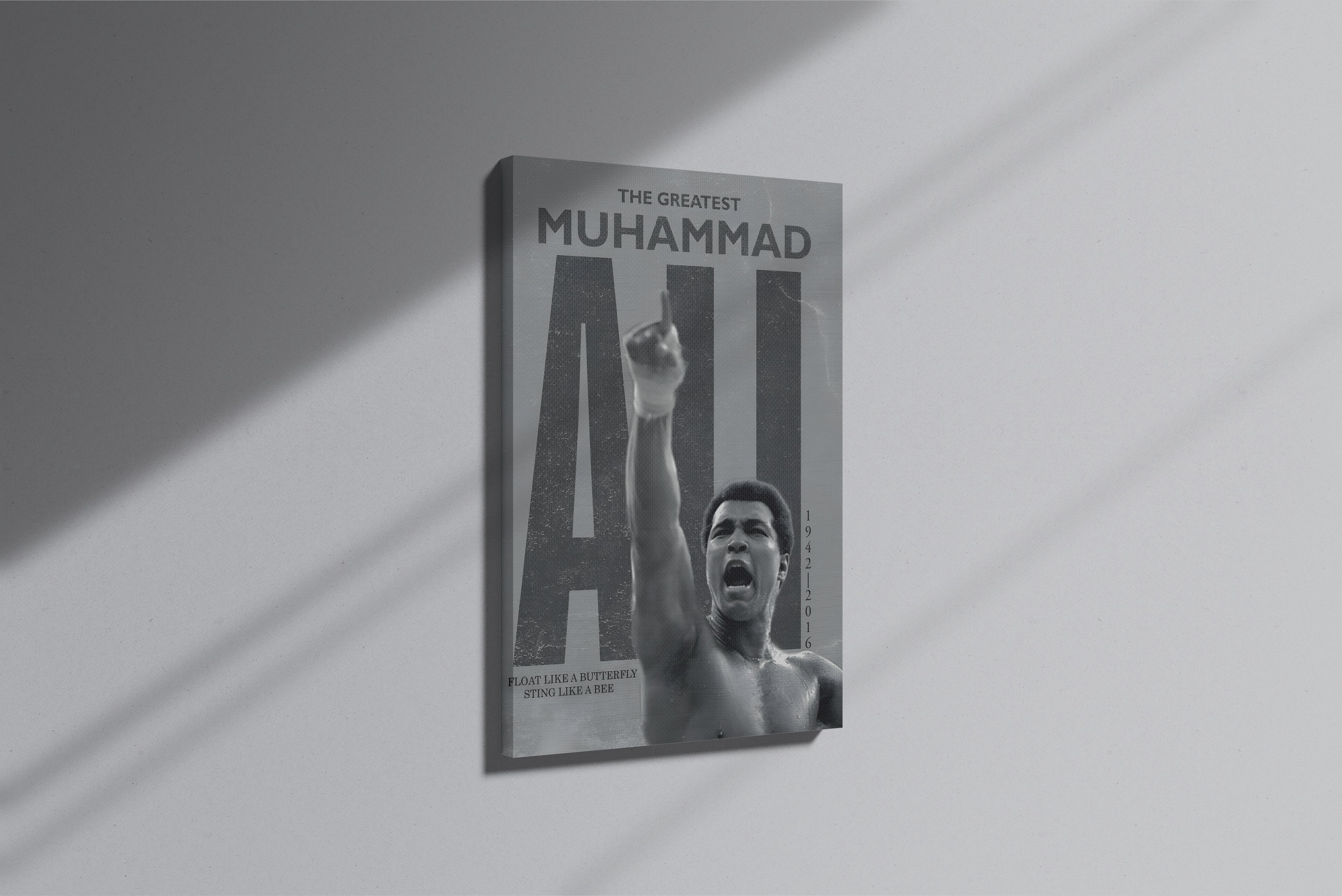 GeekCultcha Muhammad Ali The Greatest Premium Canvas Print